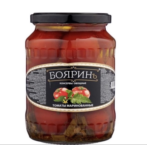 Фото Томаты маринованные Бояринъ 720 мл.