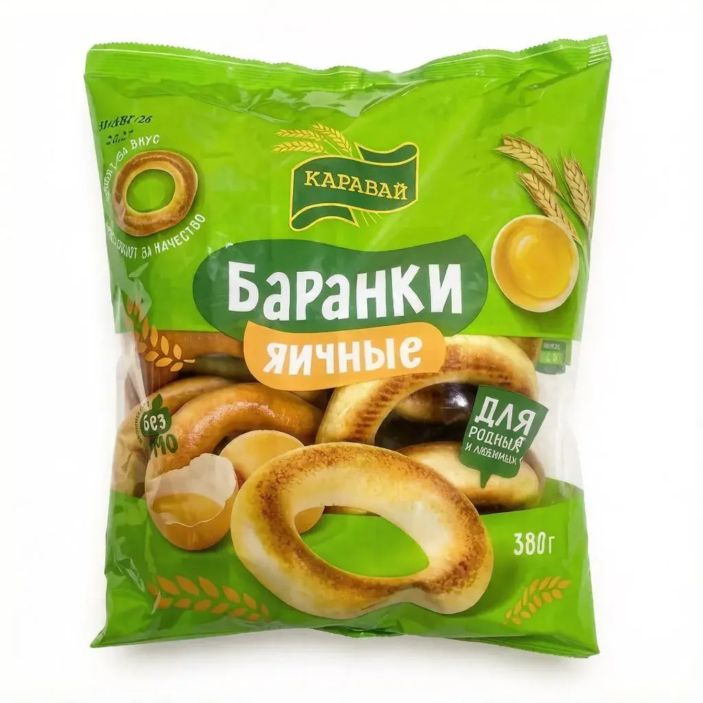 Фото Каравай баранки яичные 380 гр.
