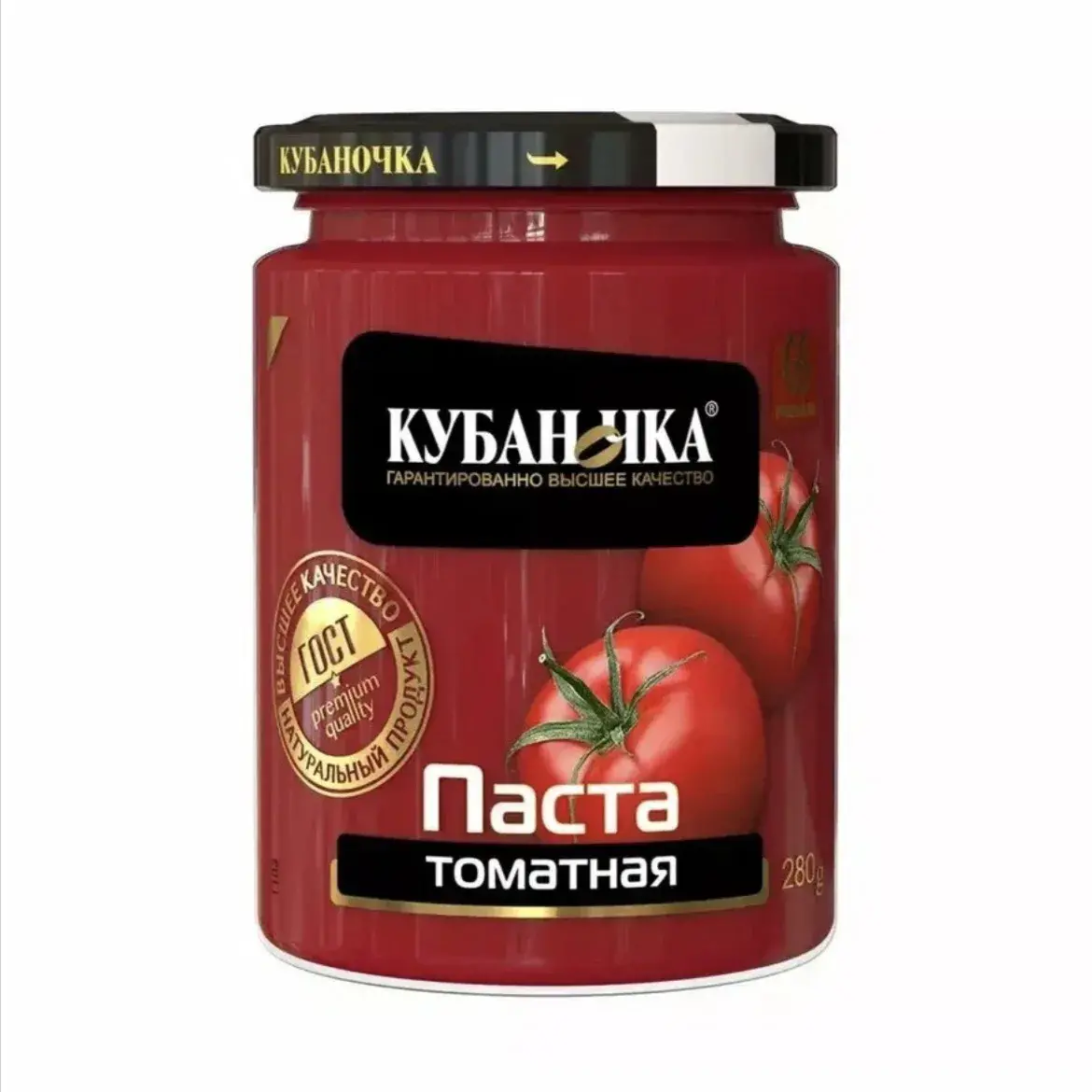 Фото Томатная паста Кубаночка 280 гр.