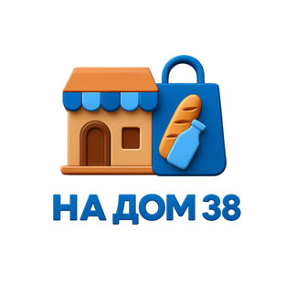 Круглая картинка сервиса доставки