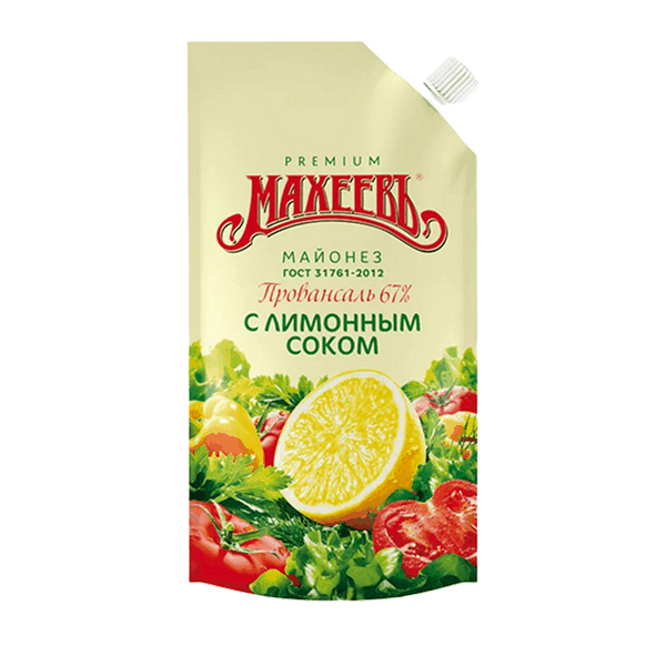 Фото Майонез Махеевъ Провансаль с лимонным соком 380 г 