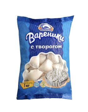 Фото Вареники с творогом 1 кг.