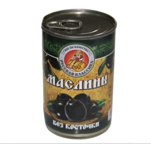 Фото Маслины без косточки Русская Классика 300 гр.