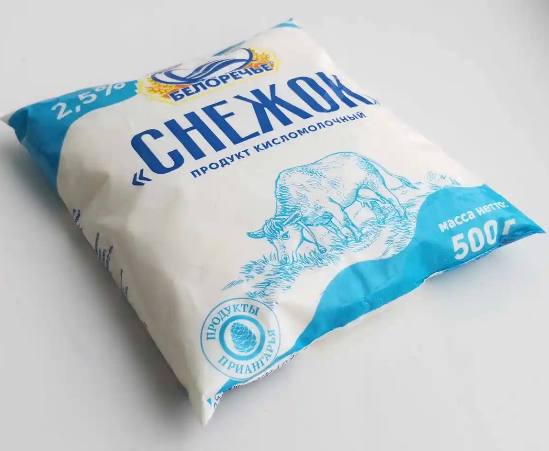 Фото Снежок 2,5% 500 гр. пакет