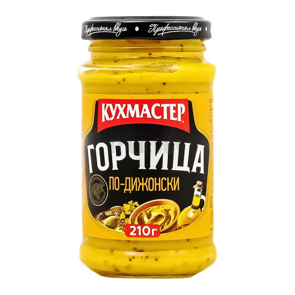 Фото горчица по-дижонски Кухмастер 210 гр.