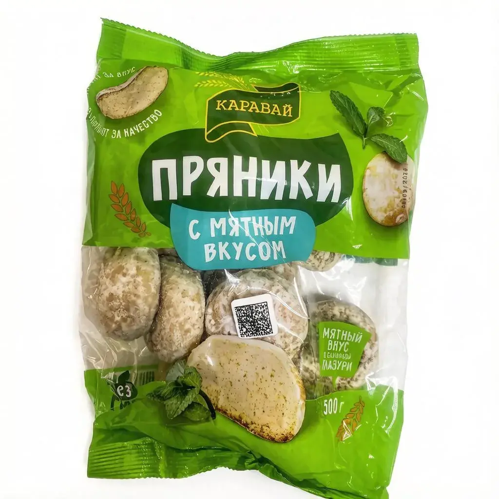Фото Каравай пряник с мятным вкусом 500 гр.