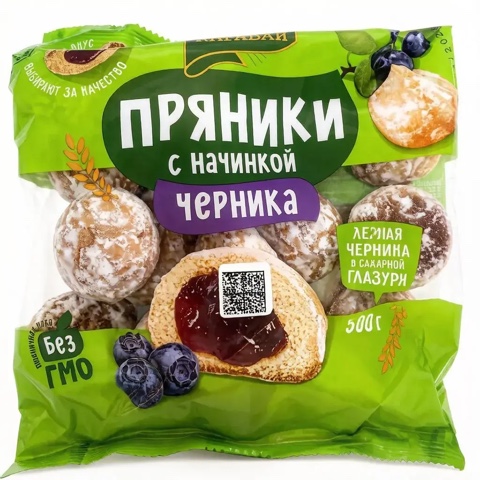 Фото Каравай пряник с начинкой 300 гр.