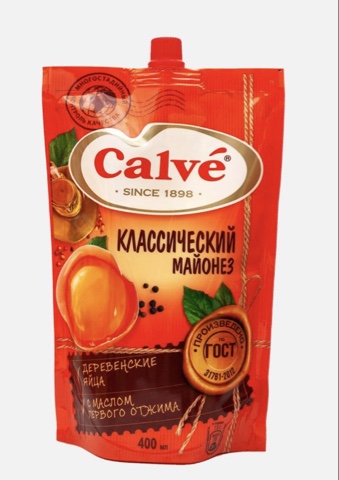 Фото Кальве майонез классический 400 гр.
