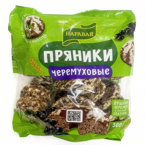 Фото Каравай пряник с черемухой 500 гр.