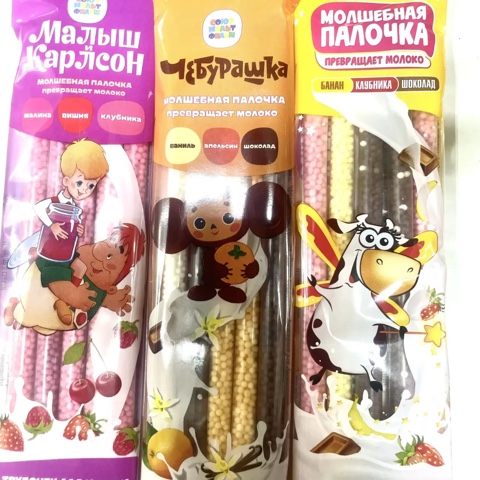 Фото ТРУБОЧКИ ДЛЯ МОЛОКА (6 ШТУК В УП)