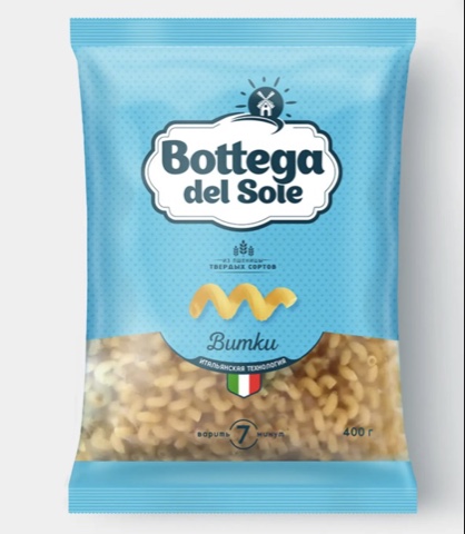 Фото Макароны Bottega del Sole 400 гр. 